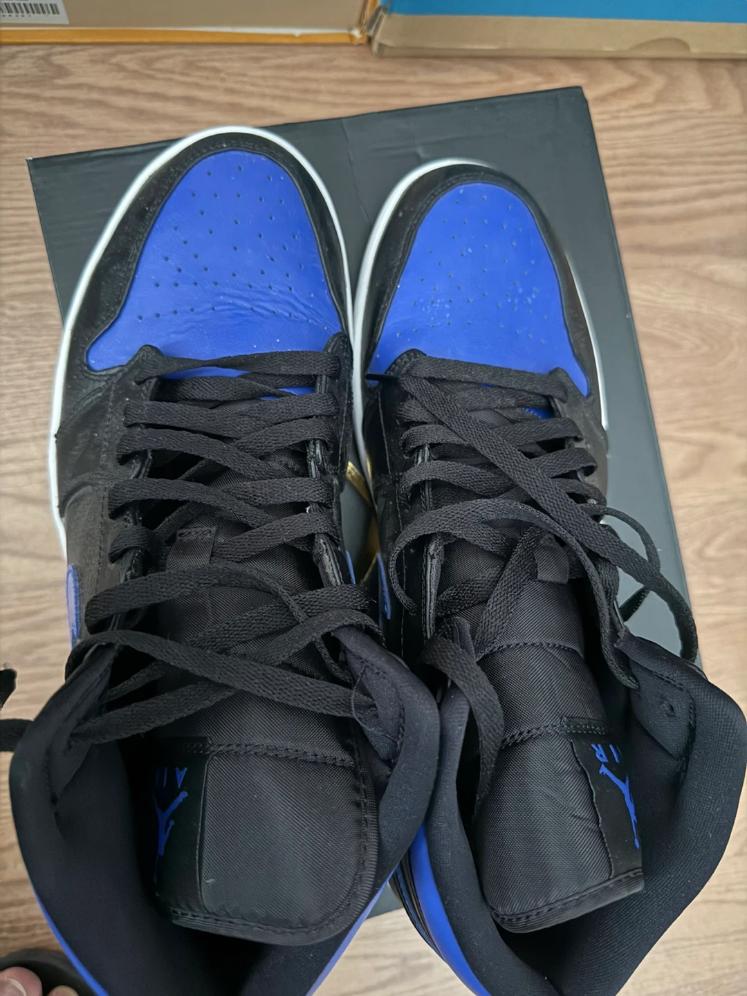 Nike Air Jordan 1 Retro High Hyper Royal Black - photo 2