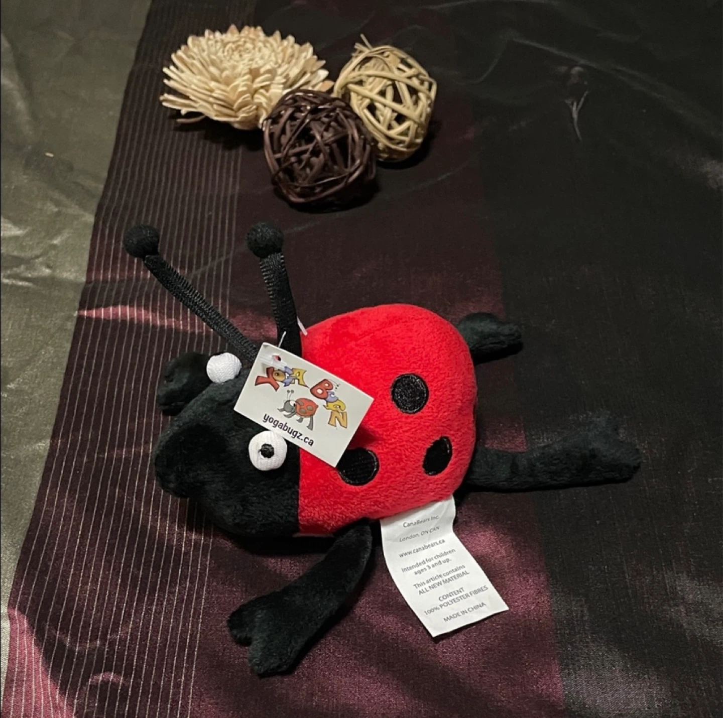 YogaBugz Plush Ladybug Toy🧡