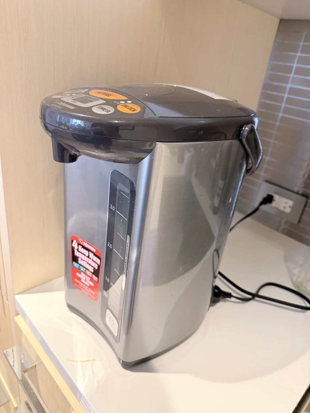 Zojirushi CD-WCC40 Electric Water Boiler 4.0L - photo 2