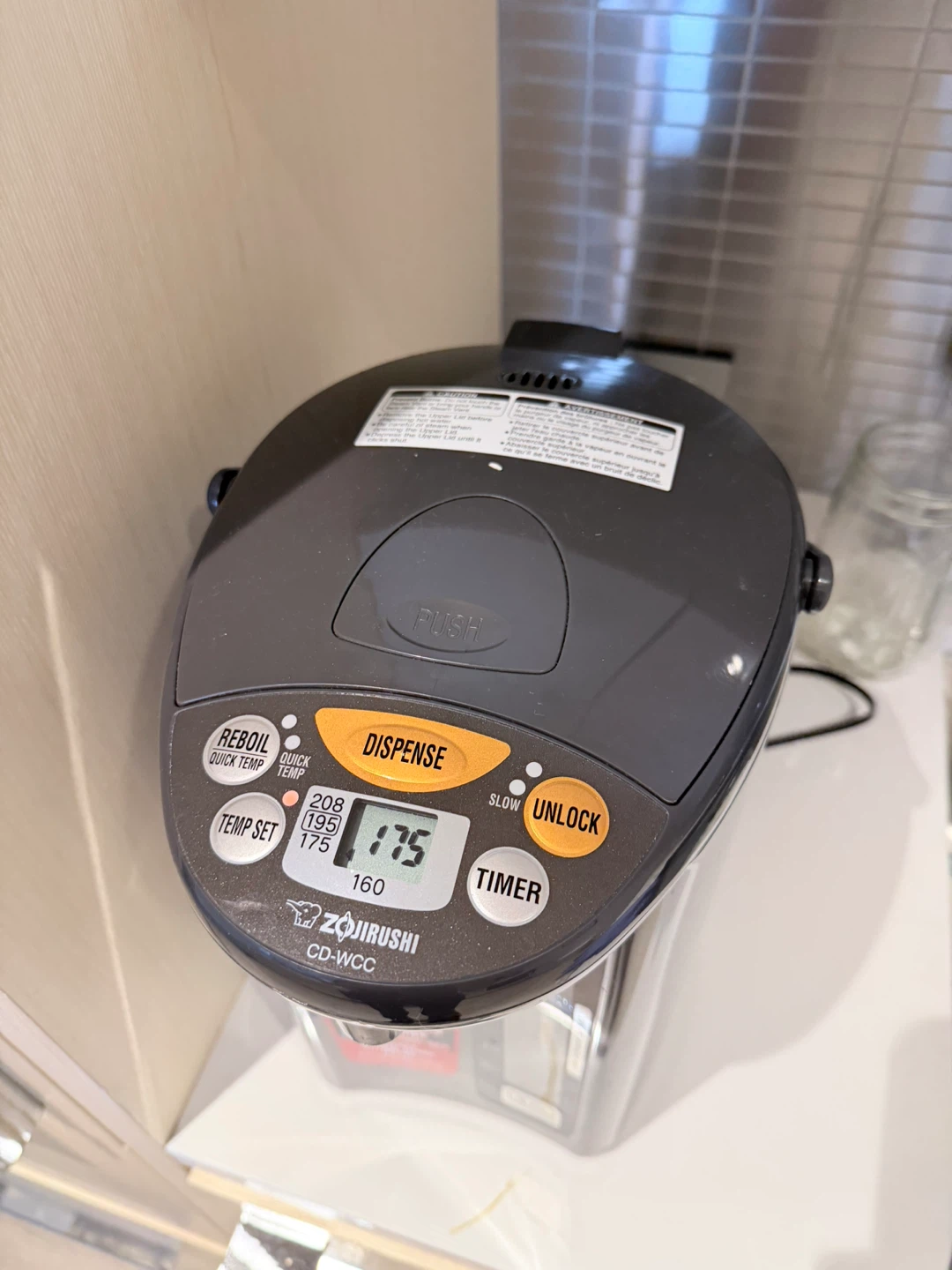 Zojirushi CD-WCC40 Electric Water Boiler 4.0L - photo 3