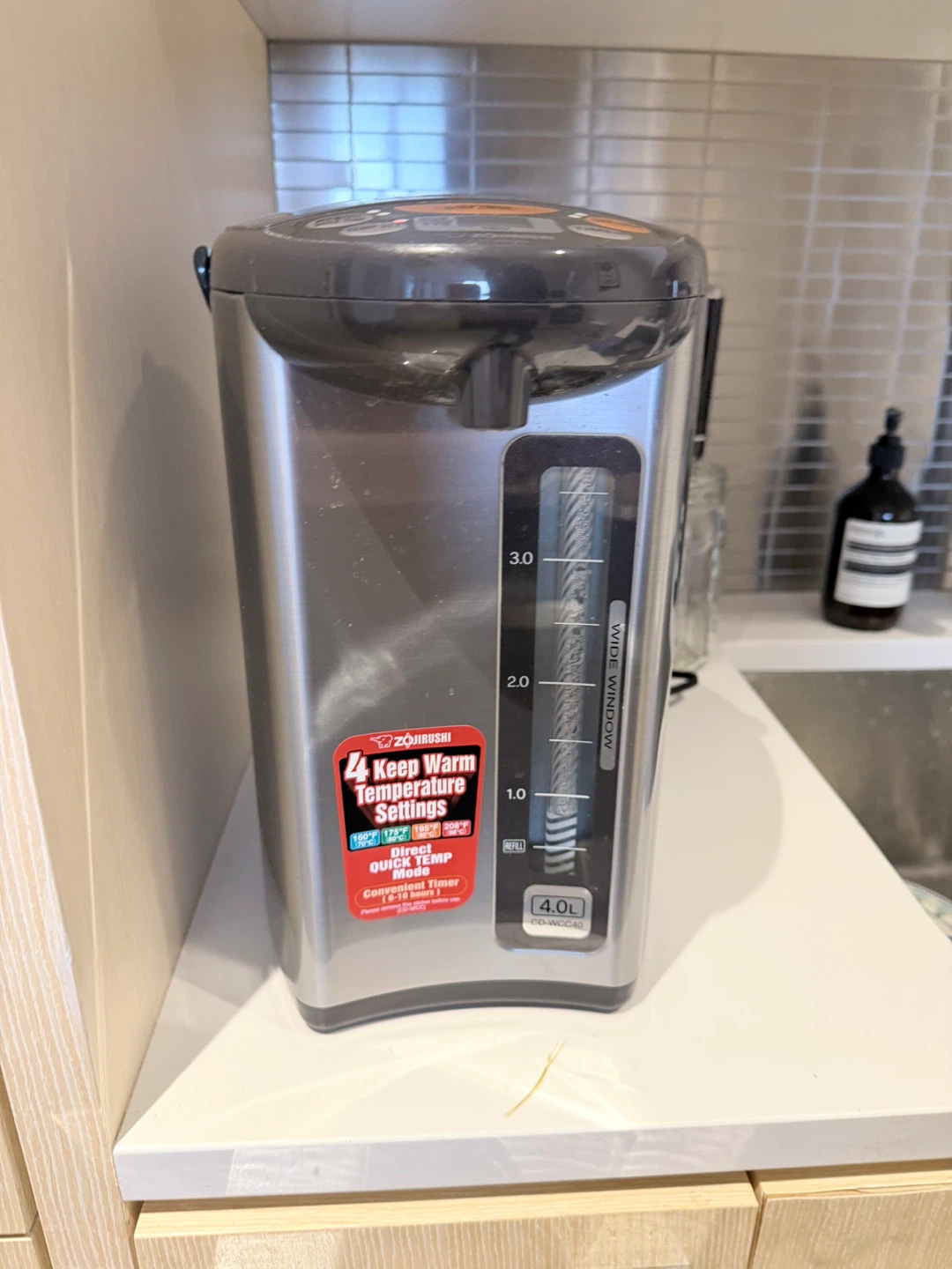 Zojirushi CD-WCC40 Electric Water Boiler 4.0L