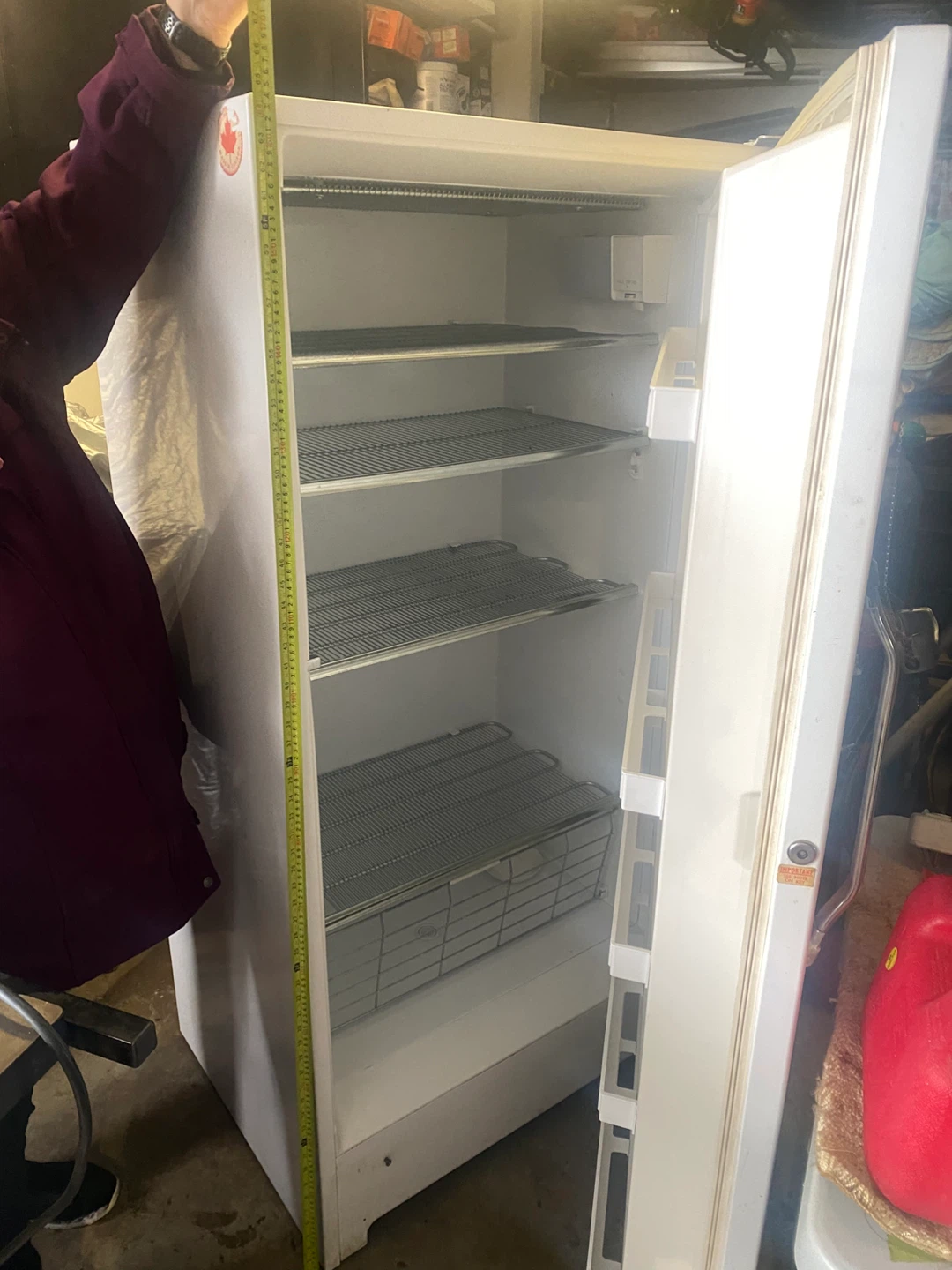 Baycrest White Freezer