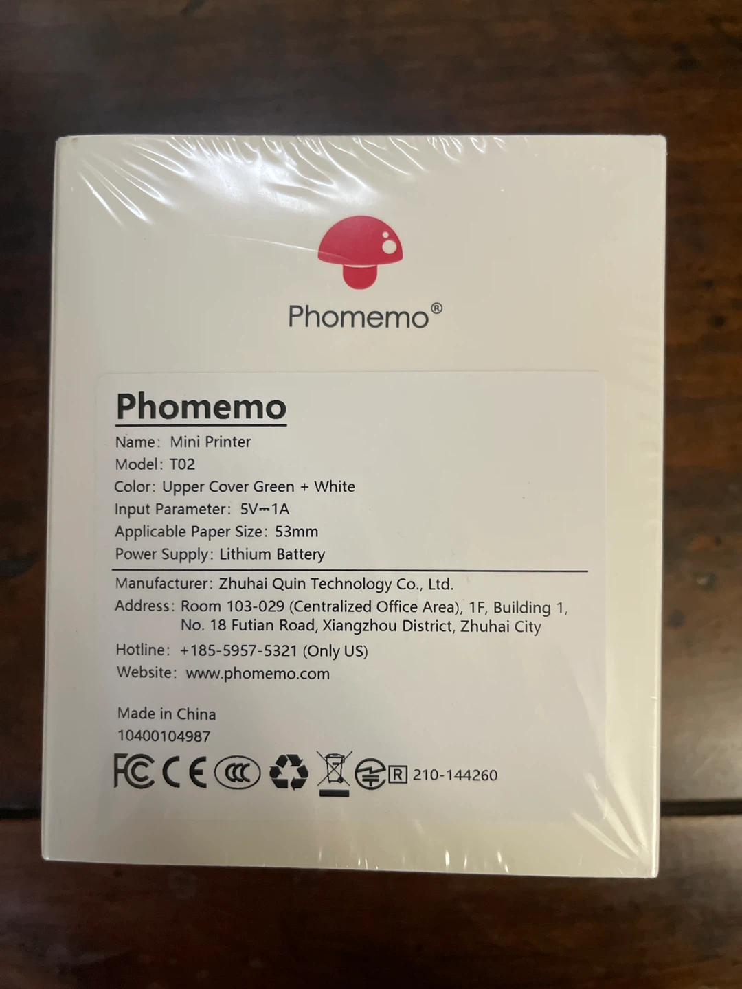 🧡New Phomemo T02 Mini Printer - Green & White - photo 3