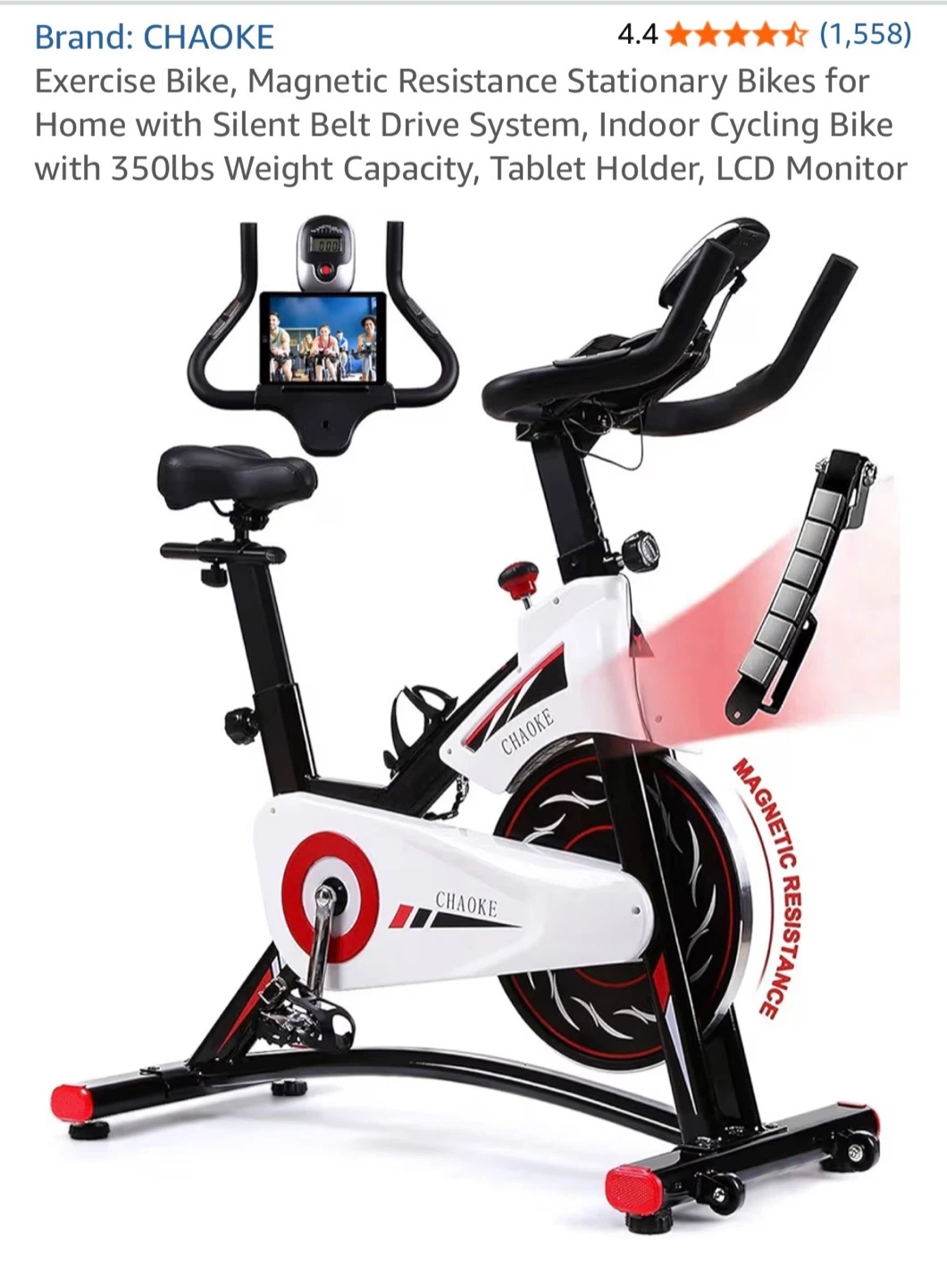 CHAOKE Indoor Exercise Bike