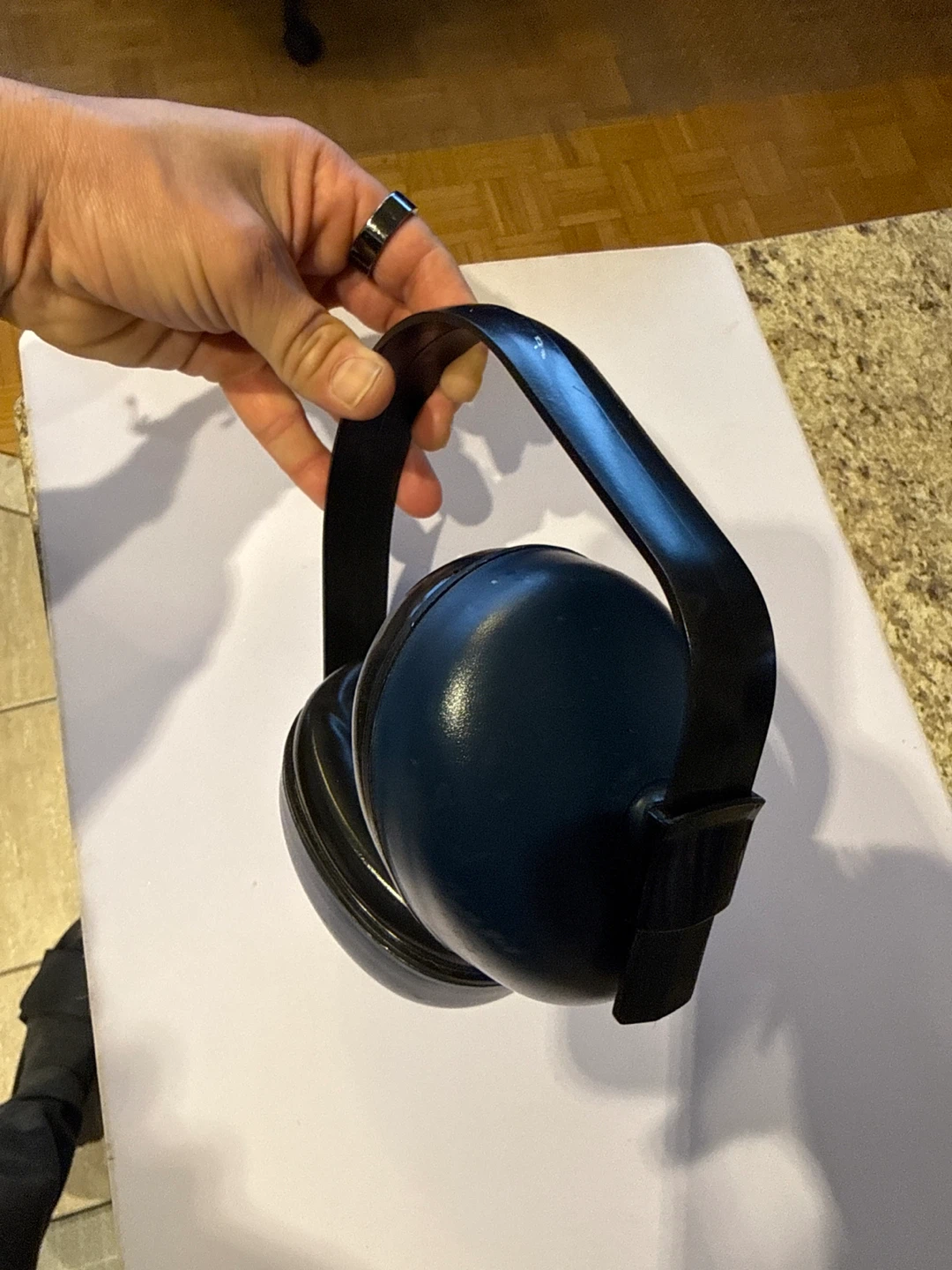Blue Earmuffs Hearing Protection - photo 2