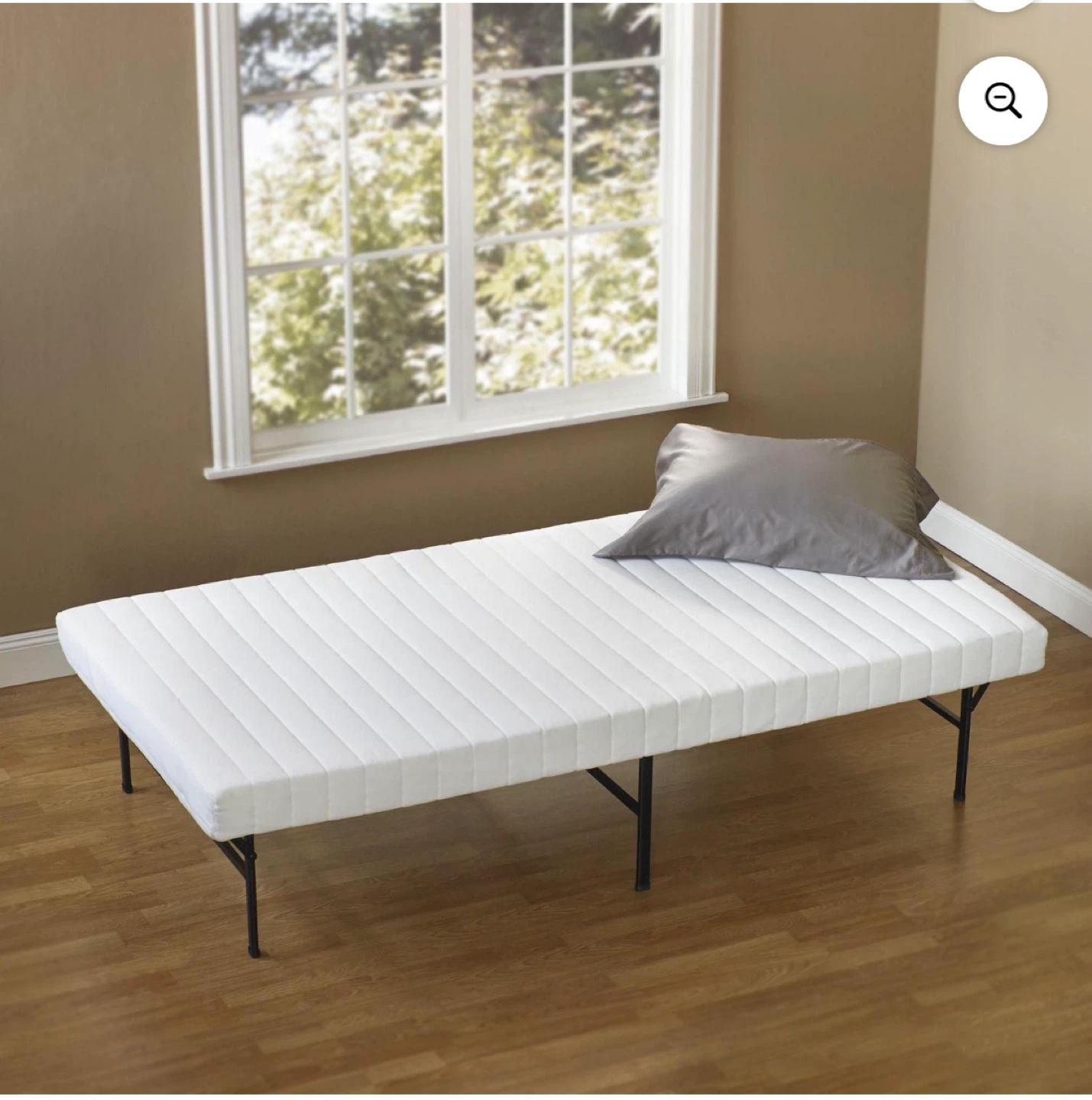 Full size Zinus Spa Sensations 4 Inch Quilted Top Foam Mattress
