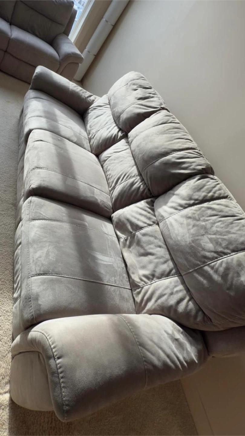 Grey Recliner Sofa