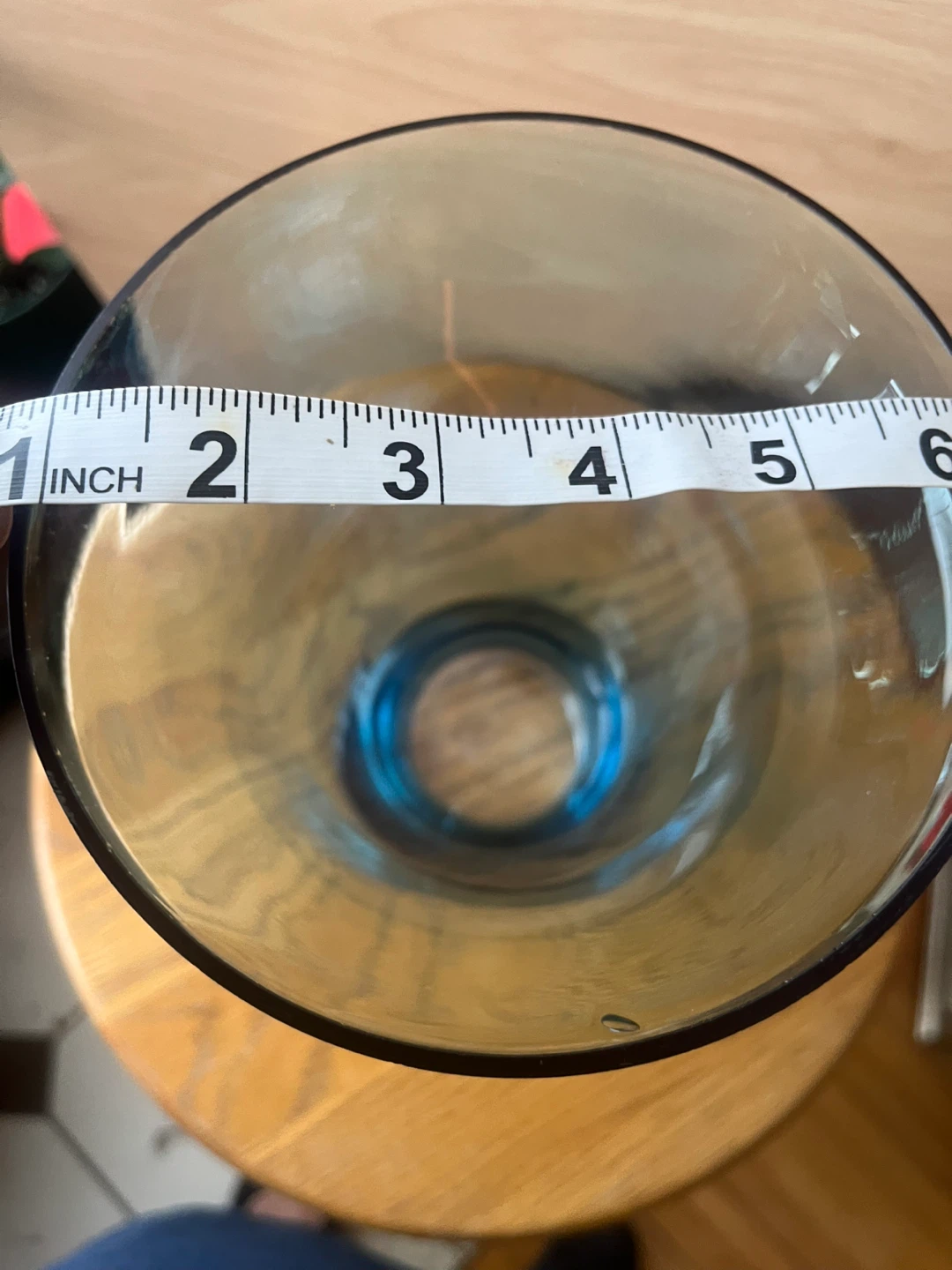 Blue Glass Vase - 9 inches tall - photo 5