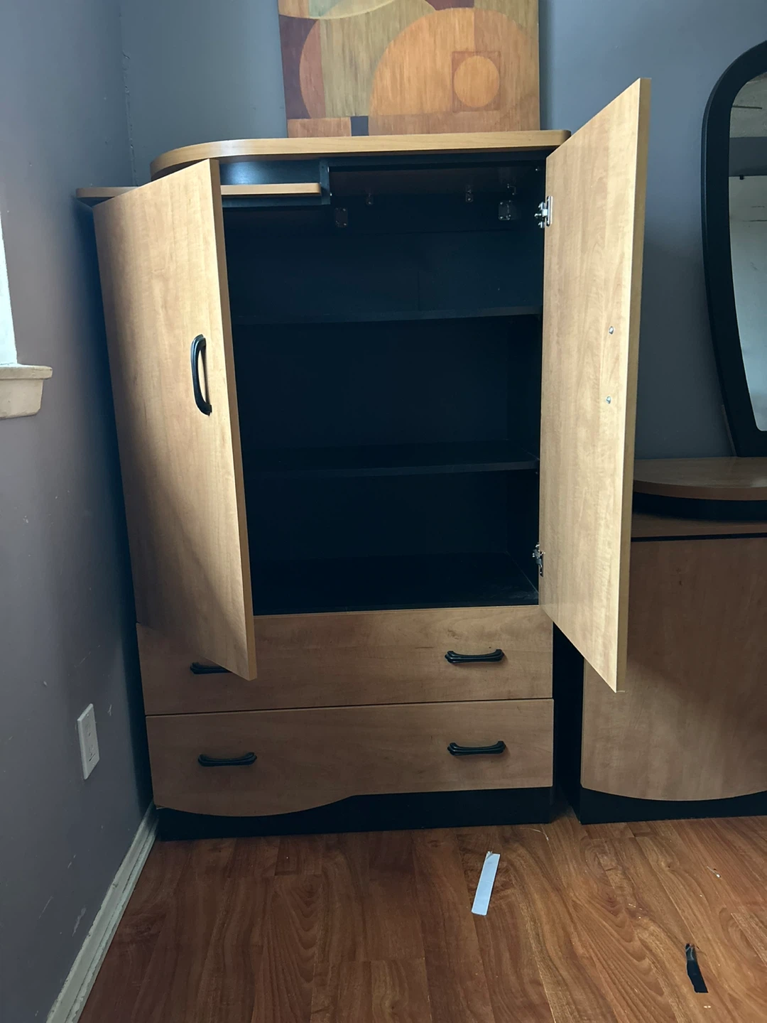 Bedroom Set - Dresser, Mirror, Wardrobe - photo 2