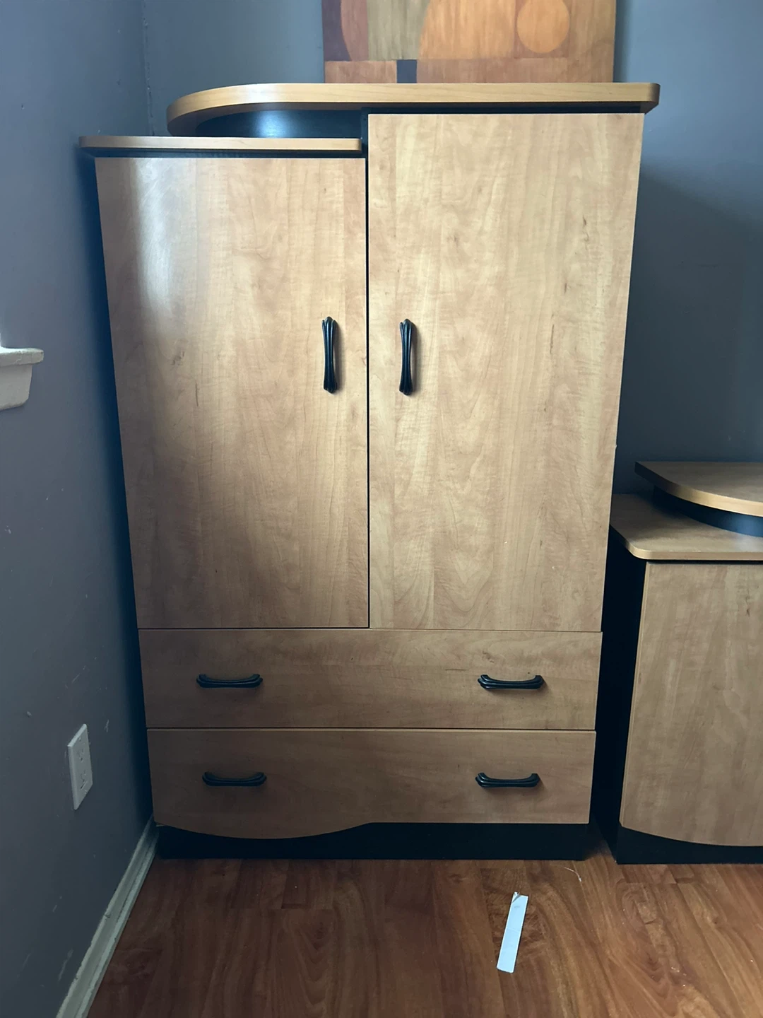 Bedroom Set - Dresser, Mirror, Wardrobe