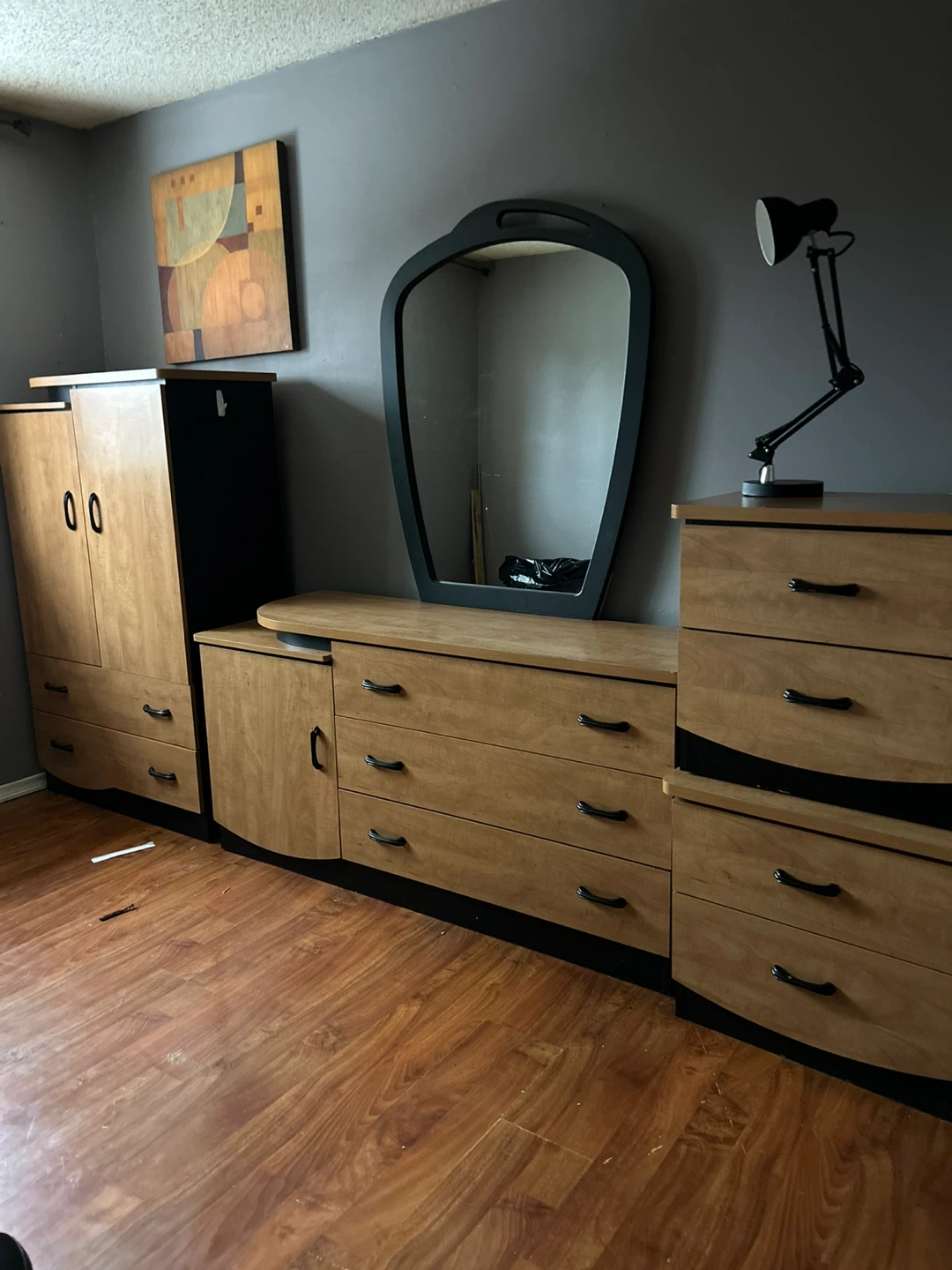 Bedroom Set - Dresser, Mirror, Wardrobe - photo 3
