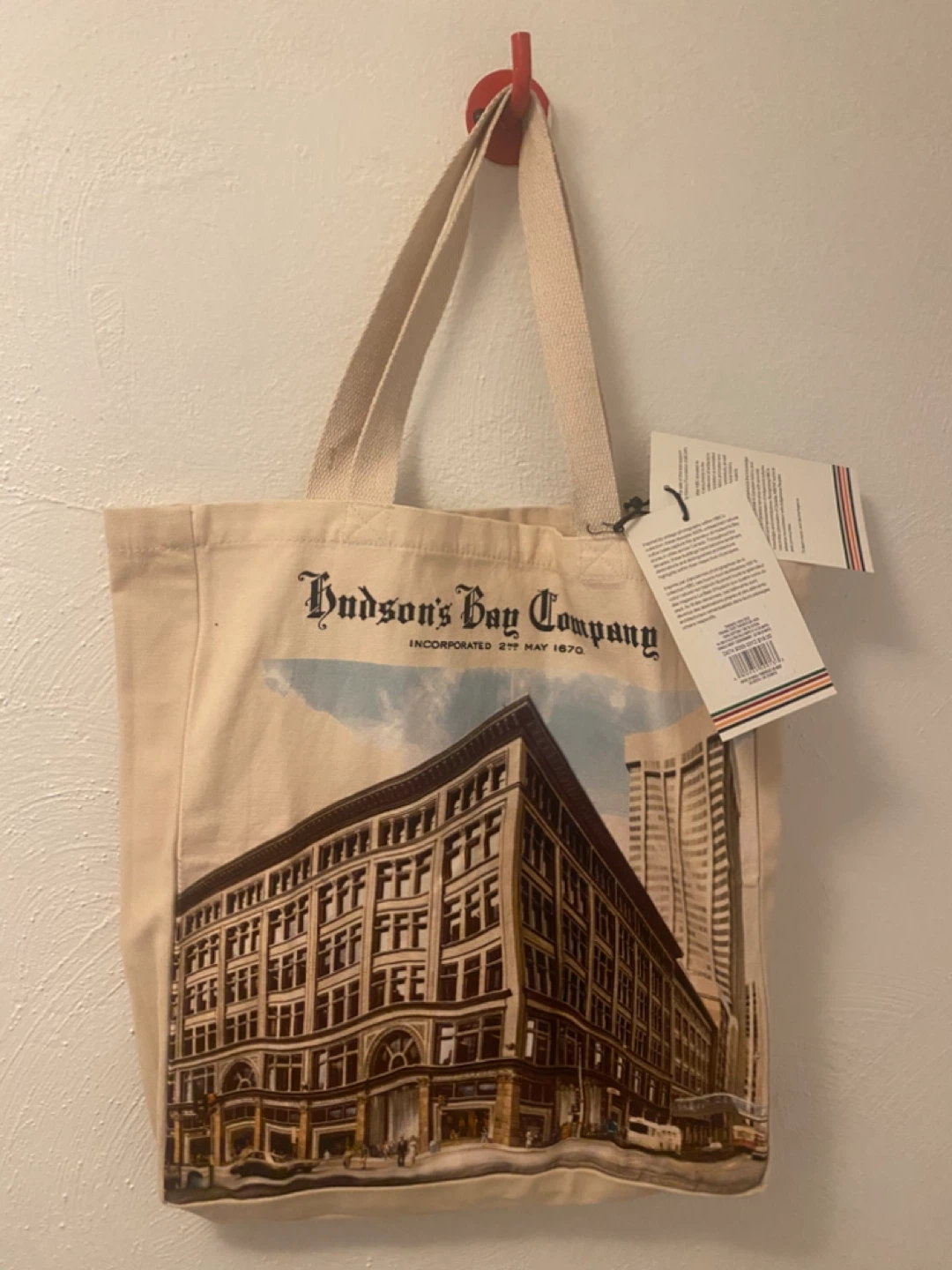 Hudson's Bay Toronto 1979 Tote Bag