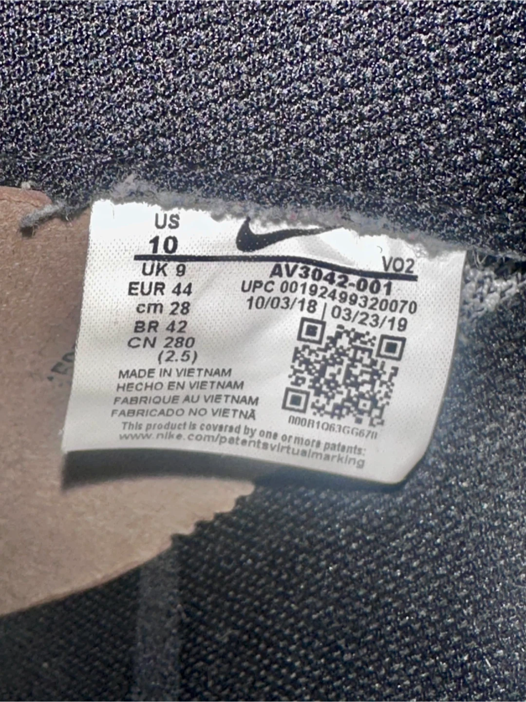 Nike Air Force 1 Flyknit Sneakers - Size 10 - photo 4