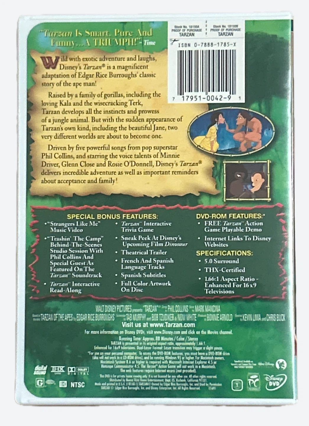 Walt Disney's Tarzan DVD - photo 2