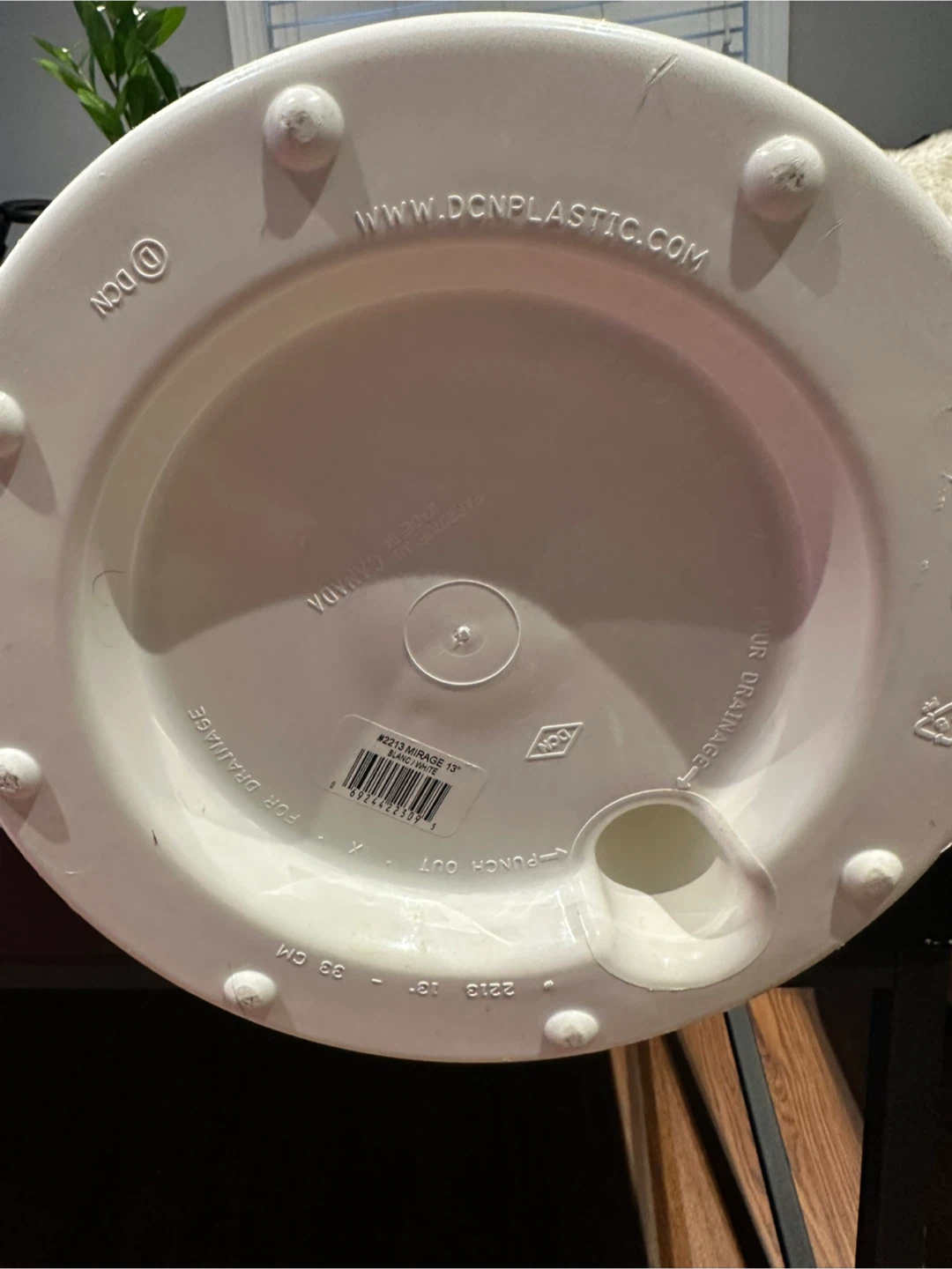 13" White Planter - photo 5