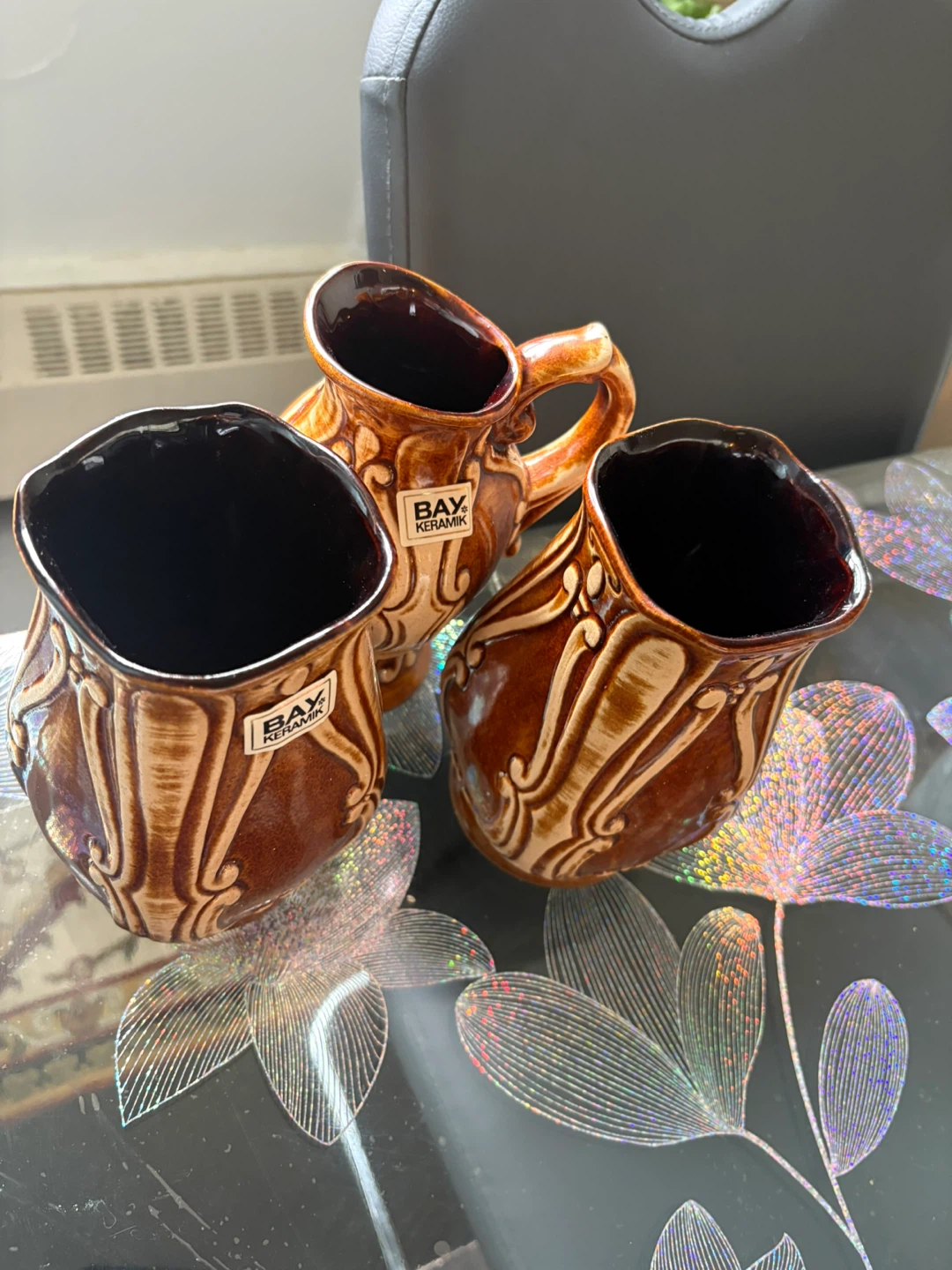 Set of 3 BAY Keramik Vases