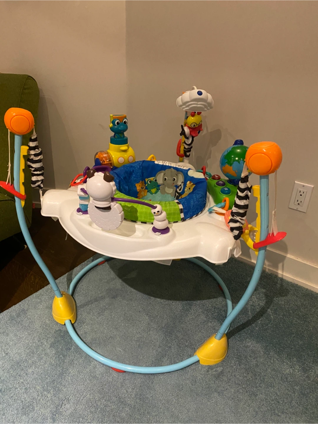 Baby Einstein Around We Grow 4-in-1 Discovery Center Bouncer - photo 2