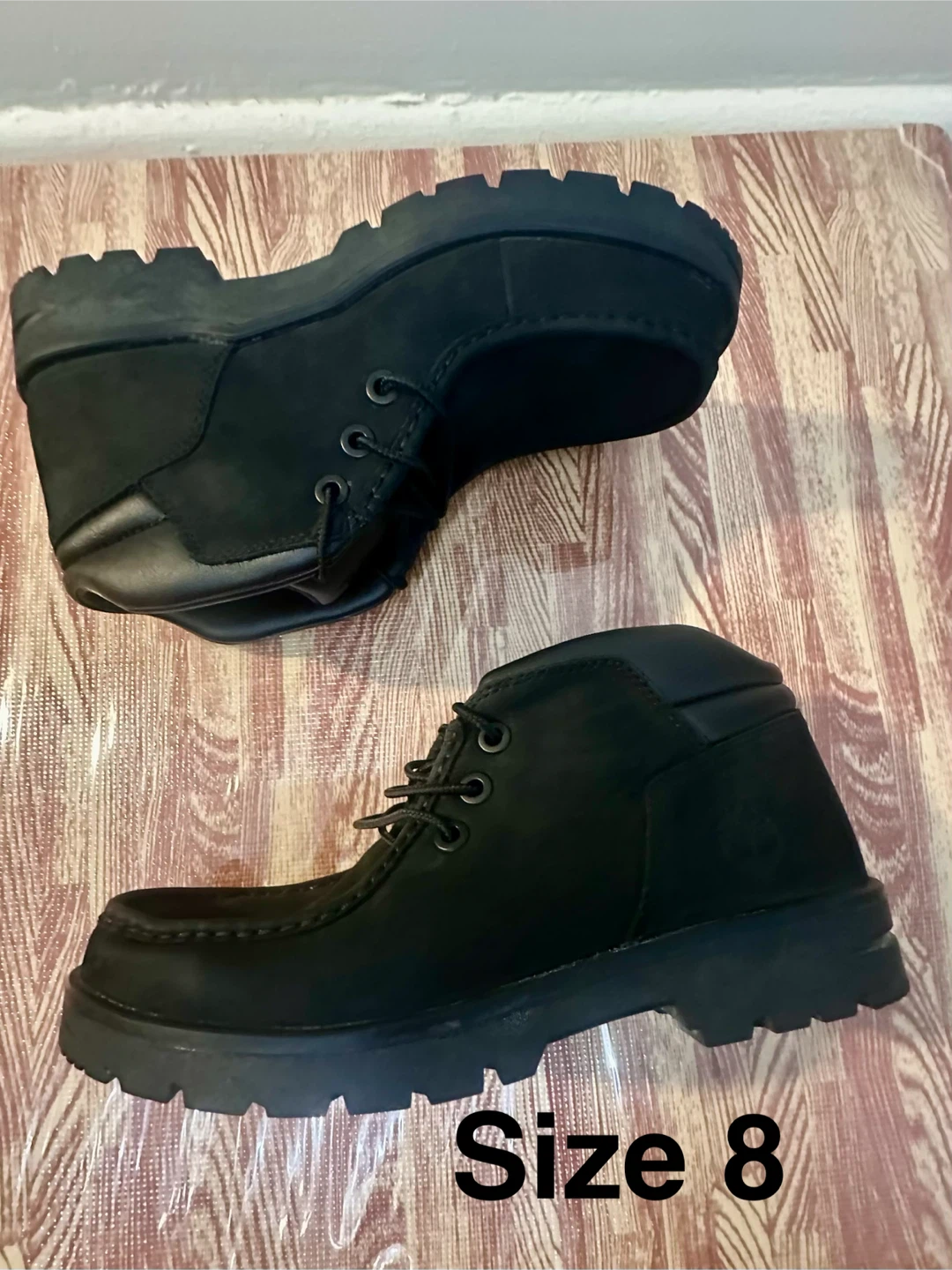 Timberland Black Ankle Boots - Size 8 - photo 5