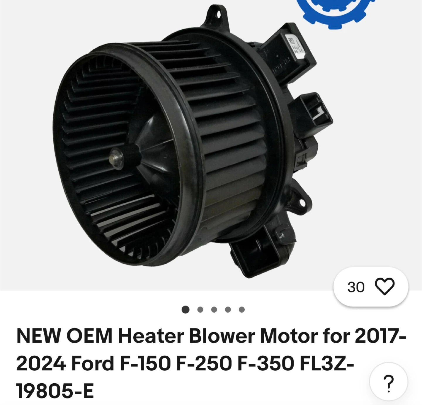 NEW OEM Heater Blower Motor for Ford F-150