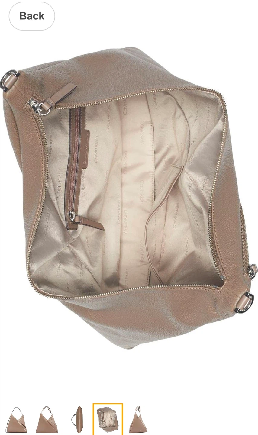 Calvin Klein Taupe Shoulder Bag - photo 3