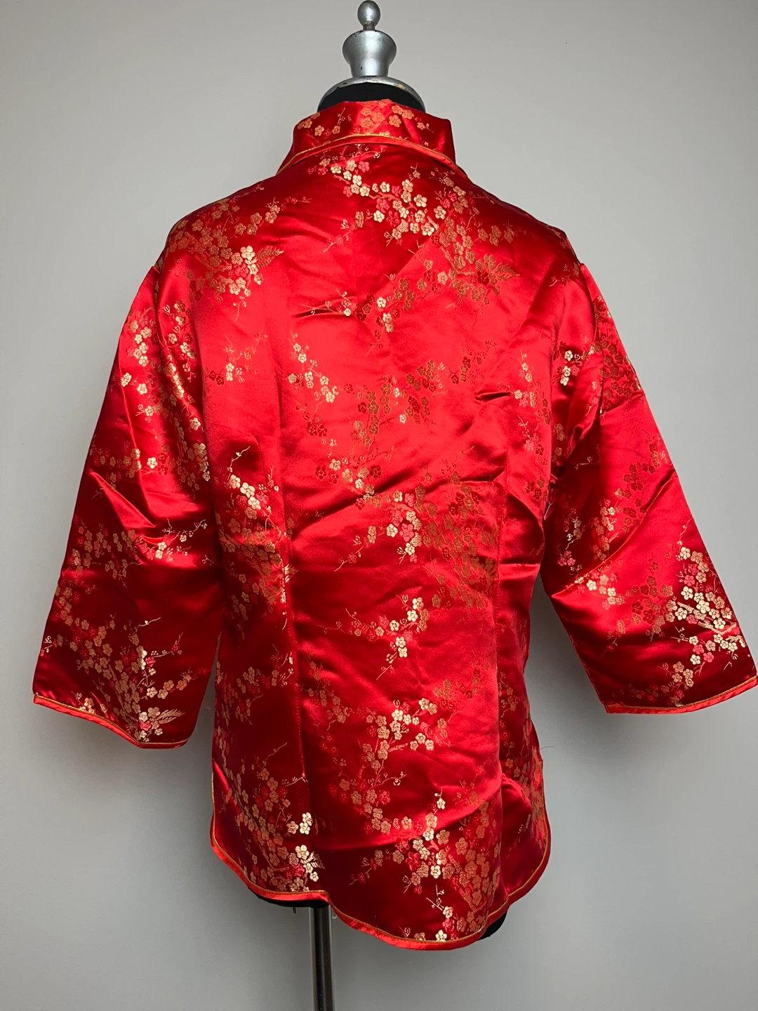 Kongyi Red Floral Cheongsam - Size L - photo 2