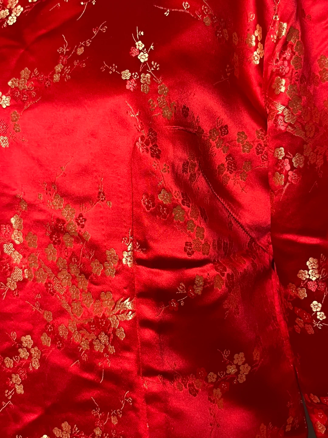 Kongyi Red Floral Cheongsam - Size L - photo 3