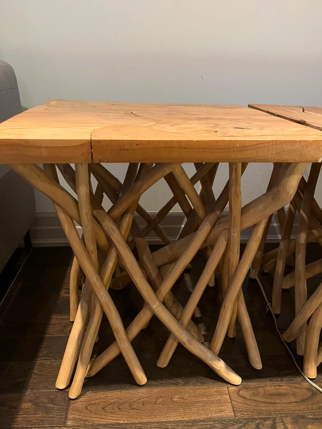 Wooden Side Tables - Unique Design - photo 2