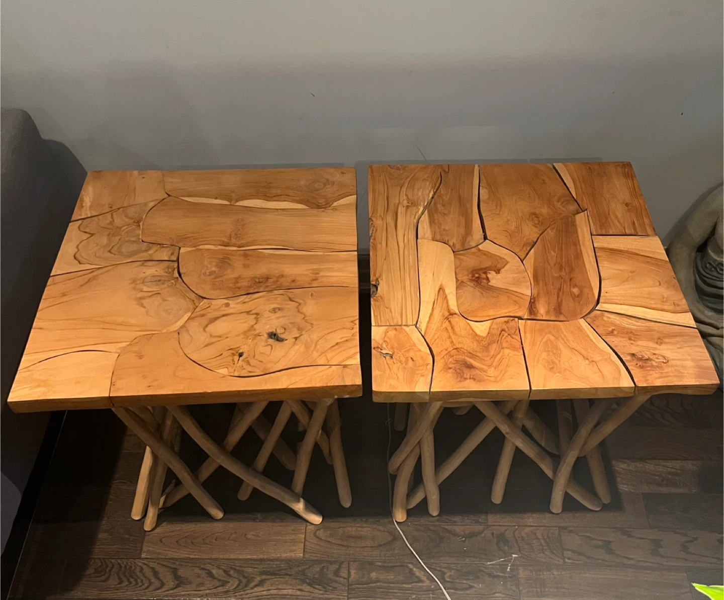 Wooden Side Tables - Unique Design