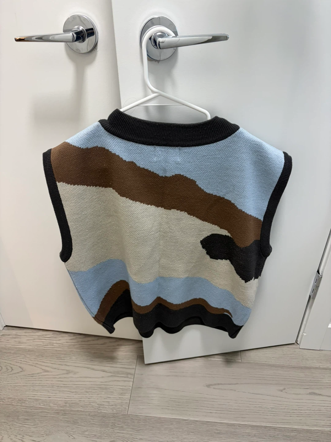 Patterned Sweater Vest | Unisex Free Size - photo 2