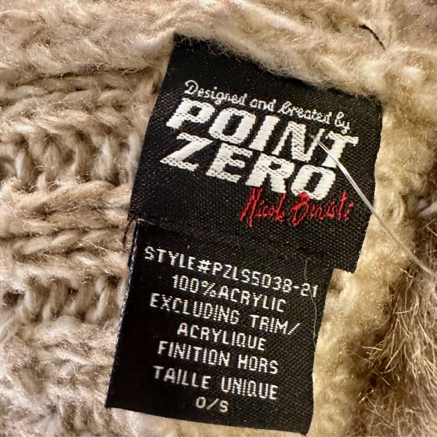 Y2K Point Zero Faux Fur Trimmed Scarf - photo 4