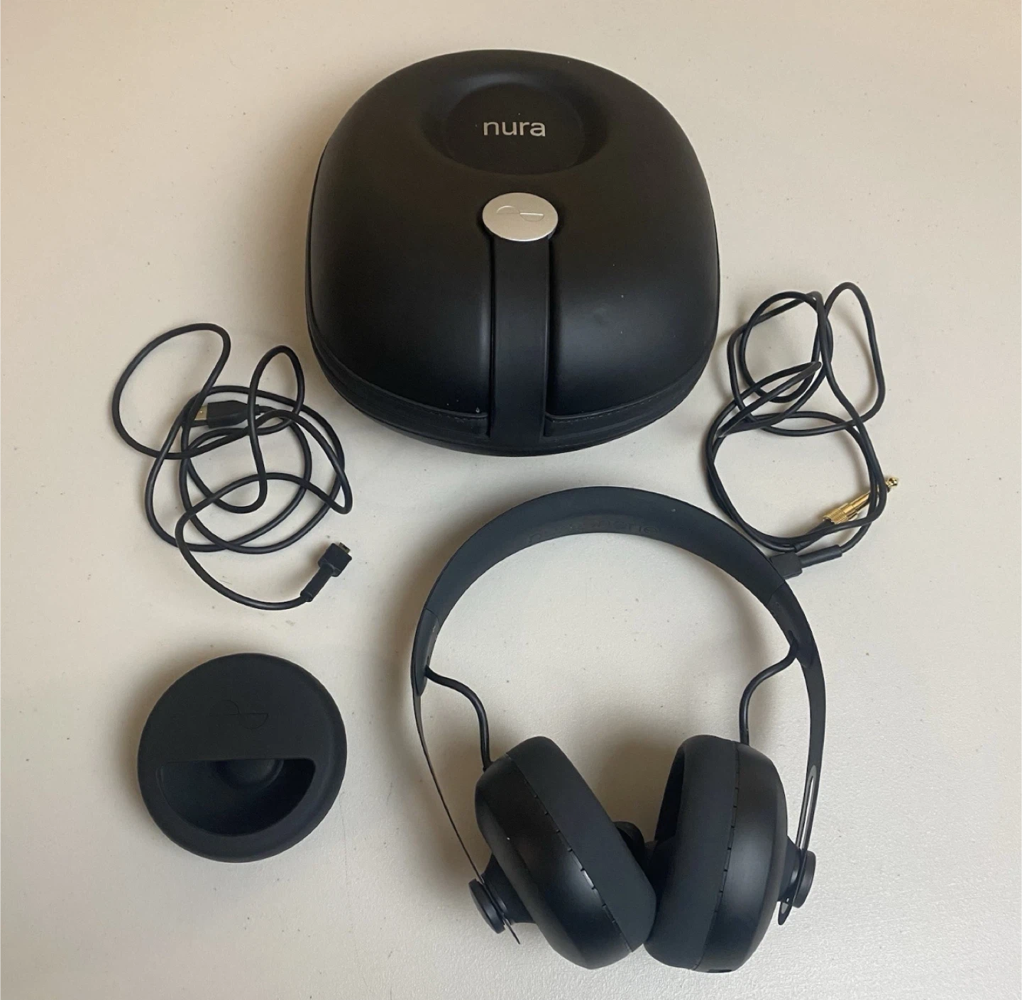 NURAPHONE Wireless ANC Bluetooth & Wired Headphones With Case. - photo 4