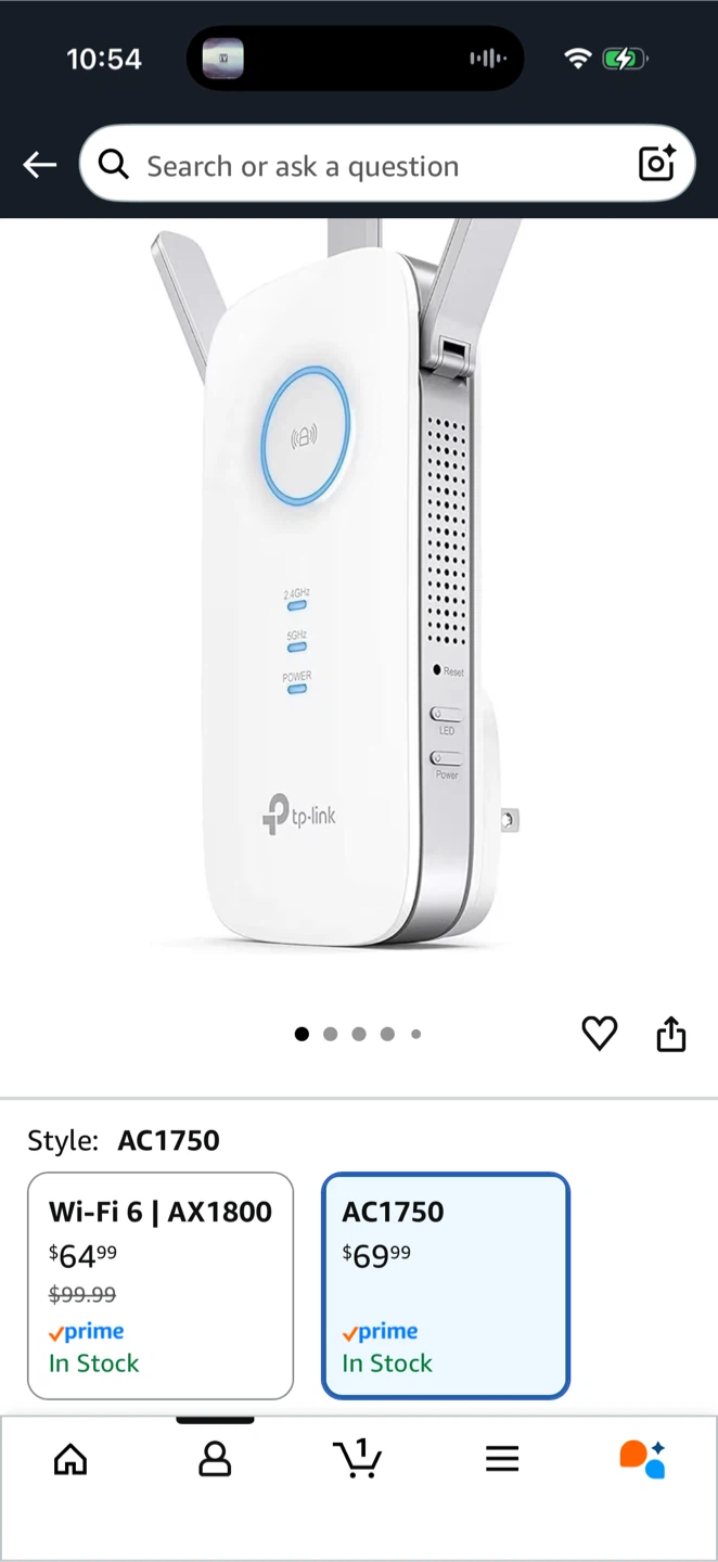 TP-Link RE450 AC1750 Mesh WiFi Extender - photo 5