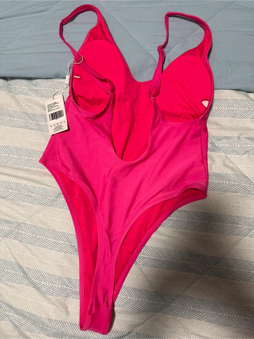 ONE-PIECE SWIMSUIT Neon Rose - Size M - photo 3