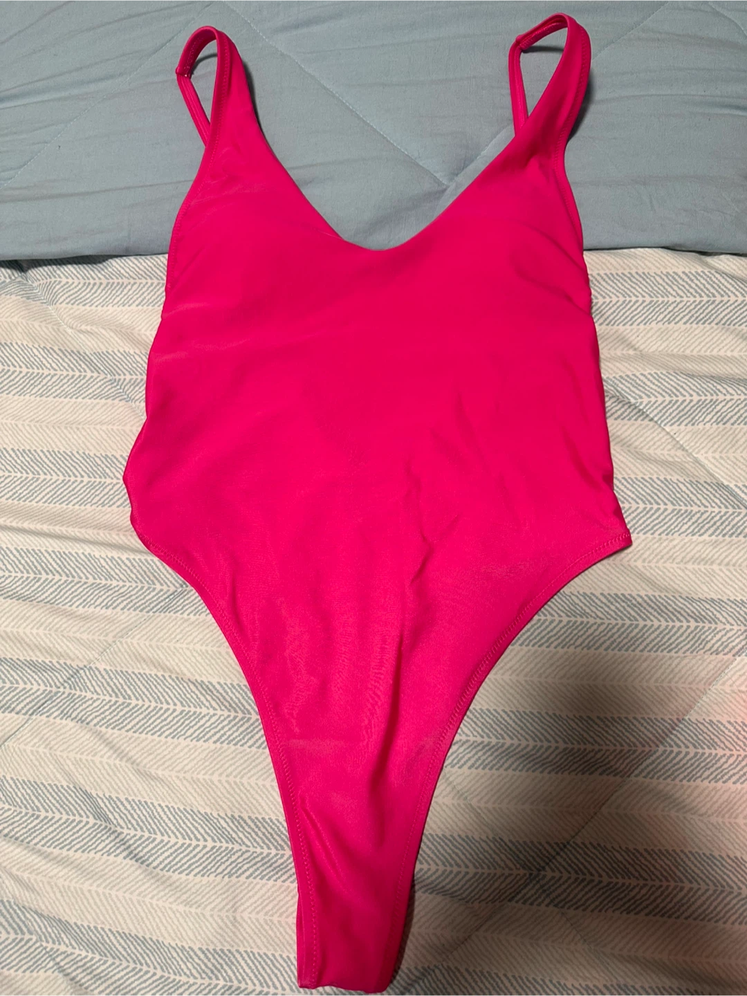 ONE-PIECE SWIMSUIT Neon Rose - Size M