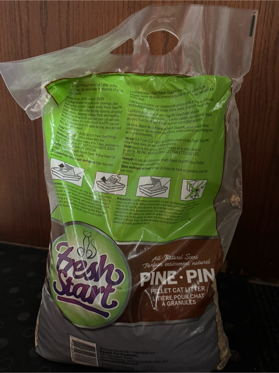 Fresh Start Pine Pellet Cat Litter
