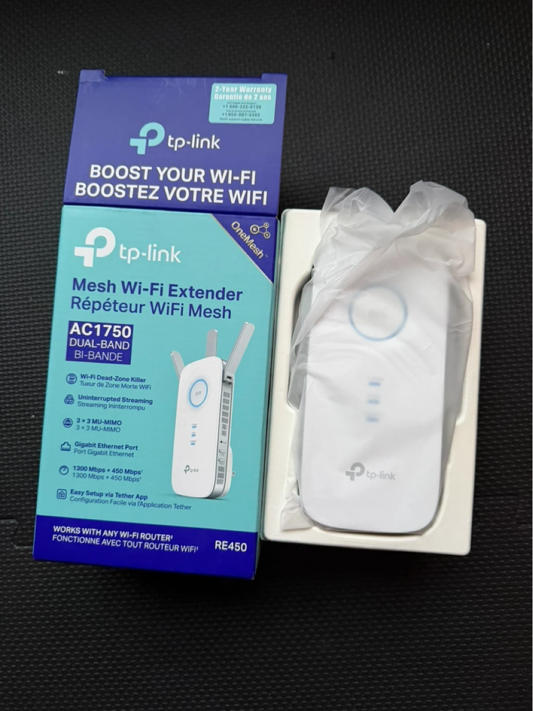 TP-Link RE450 AC1750 Mesh WiFi Extender - photo 4