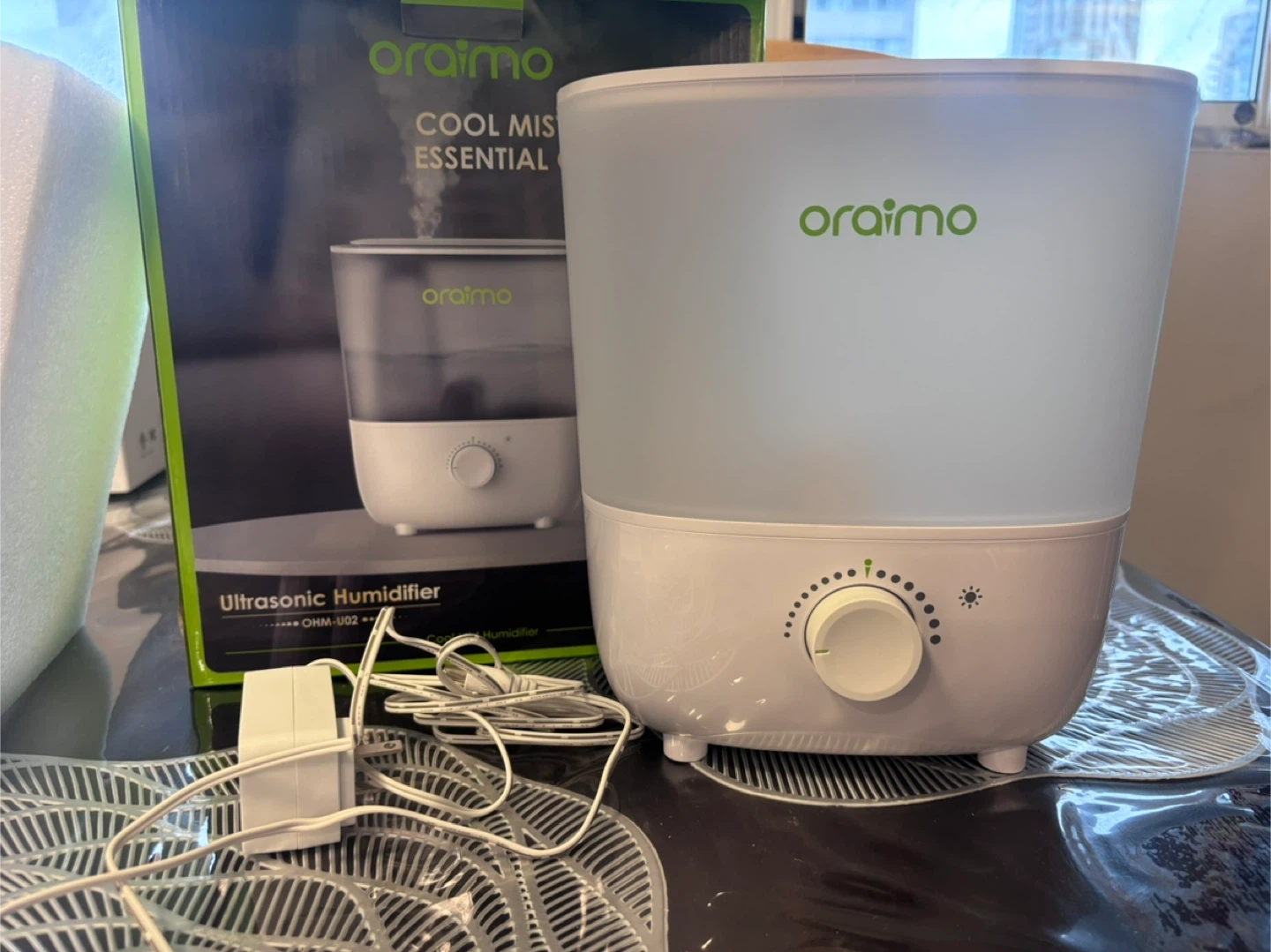 Oraimo Cool Mist Ultrasonic Humidifier- New with box - photo 2