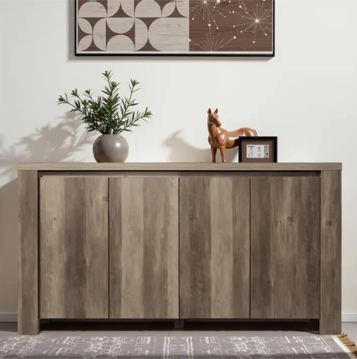Grey Rottenwood Cabinet