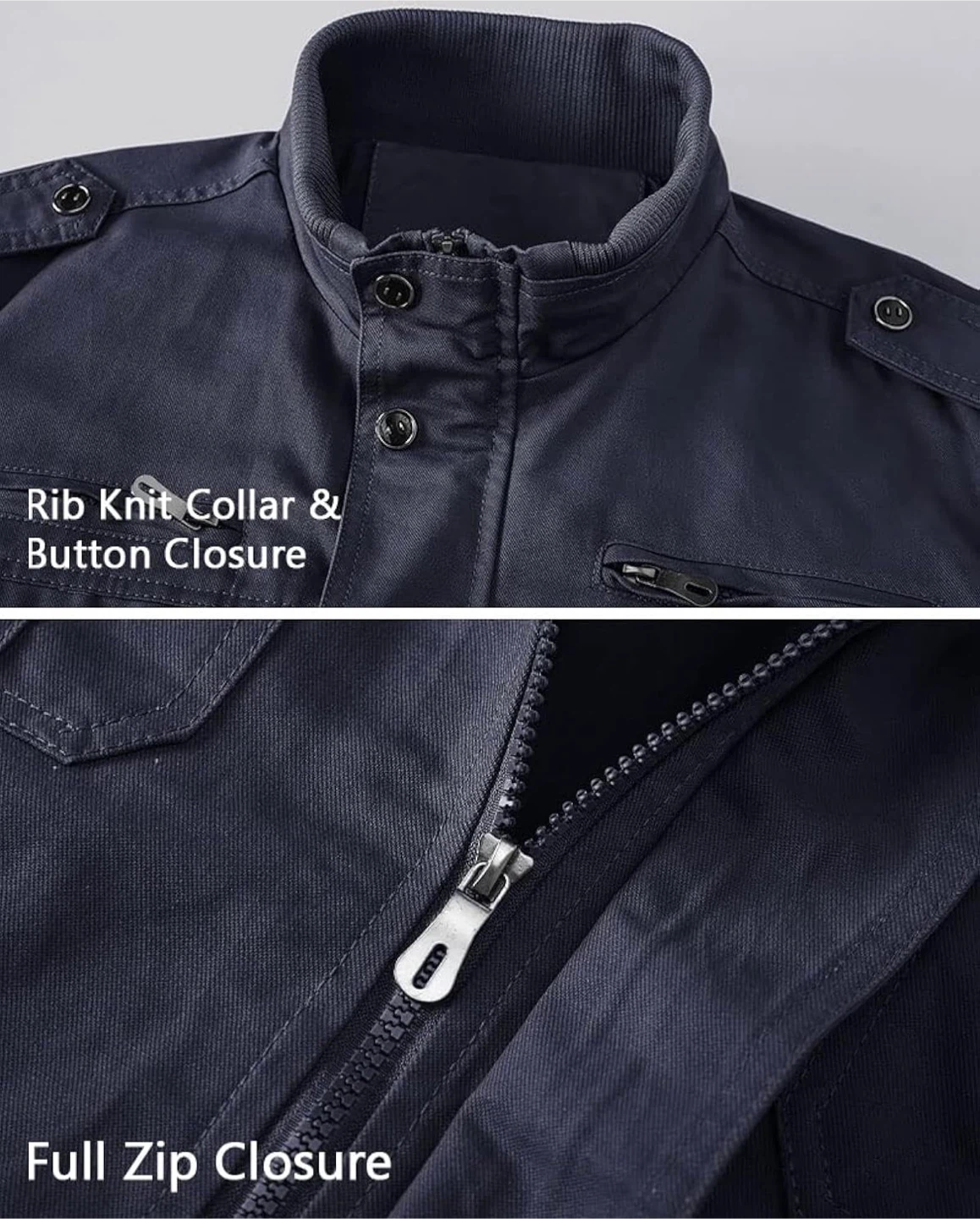 NEW! Men's Cotton Military Jacket Cargo Bomber Jacket - photo 3
