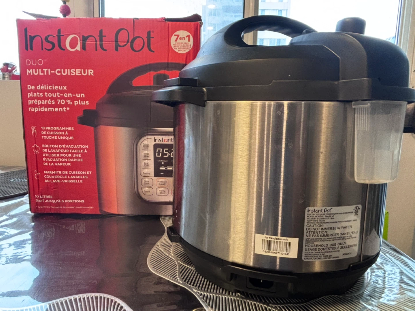 Instant Pot Duo 7 in 1 - 6 Quarts Multi-Cooker- NEW - photo 3