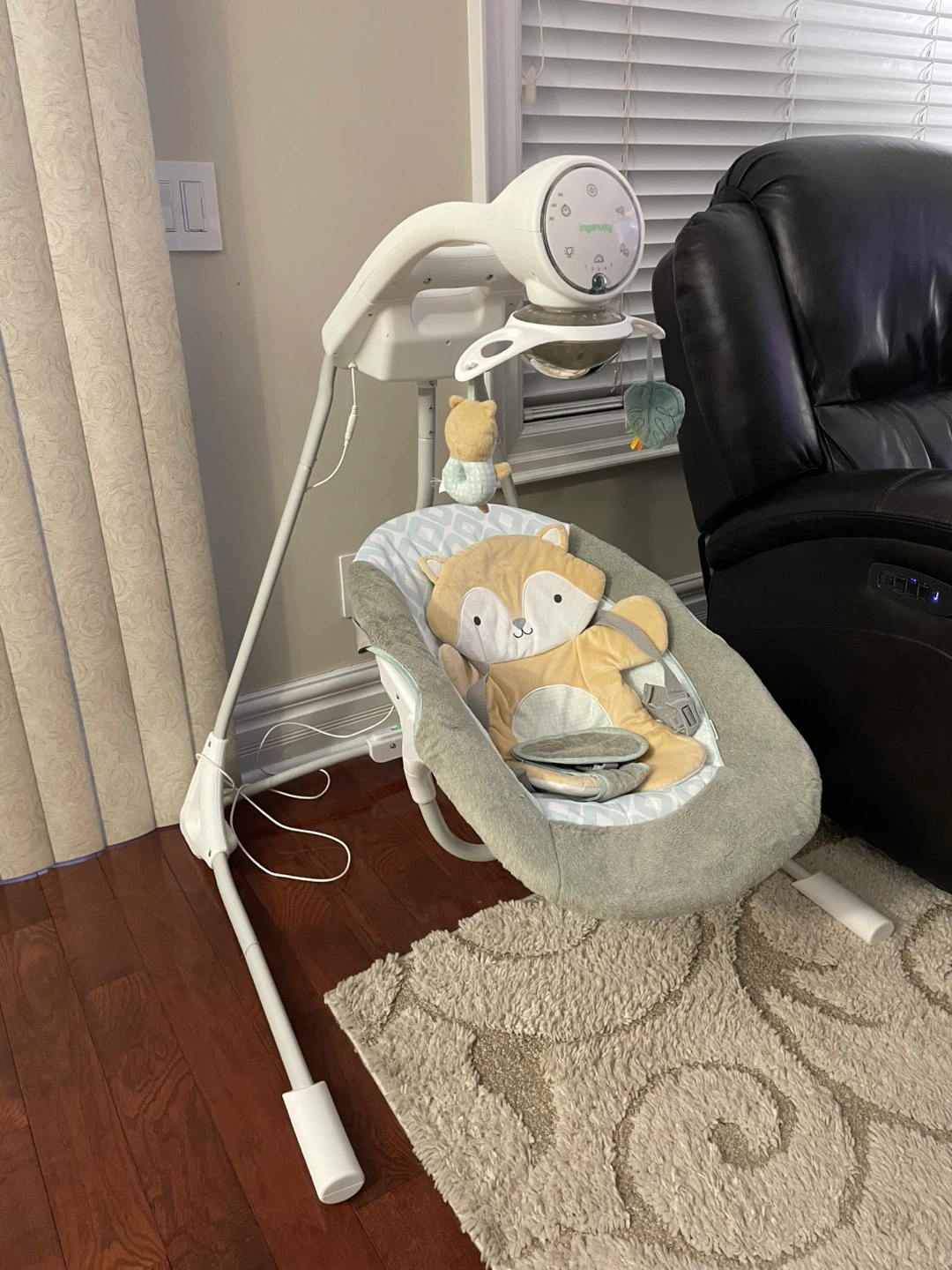 Ingenuity InLighten 5-Speed Baby Swing - photo 3