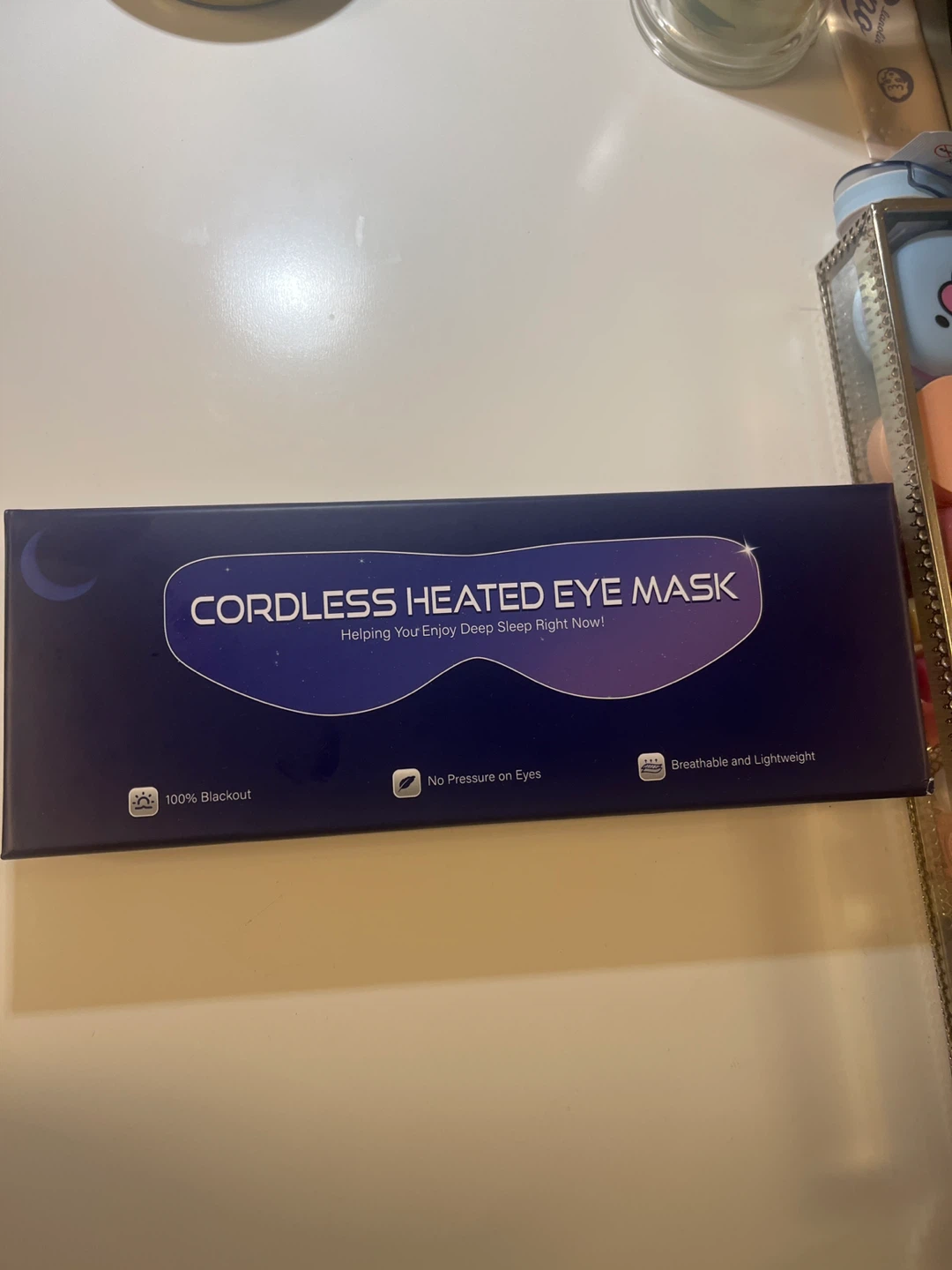 Cordless Heated Eye Mask - New in Box!