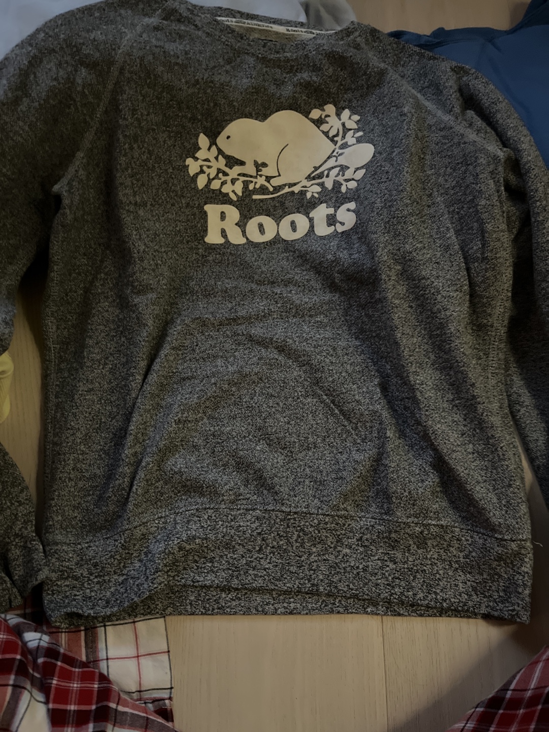 Roots Grey Crewneck Sweatshirt
