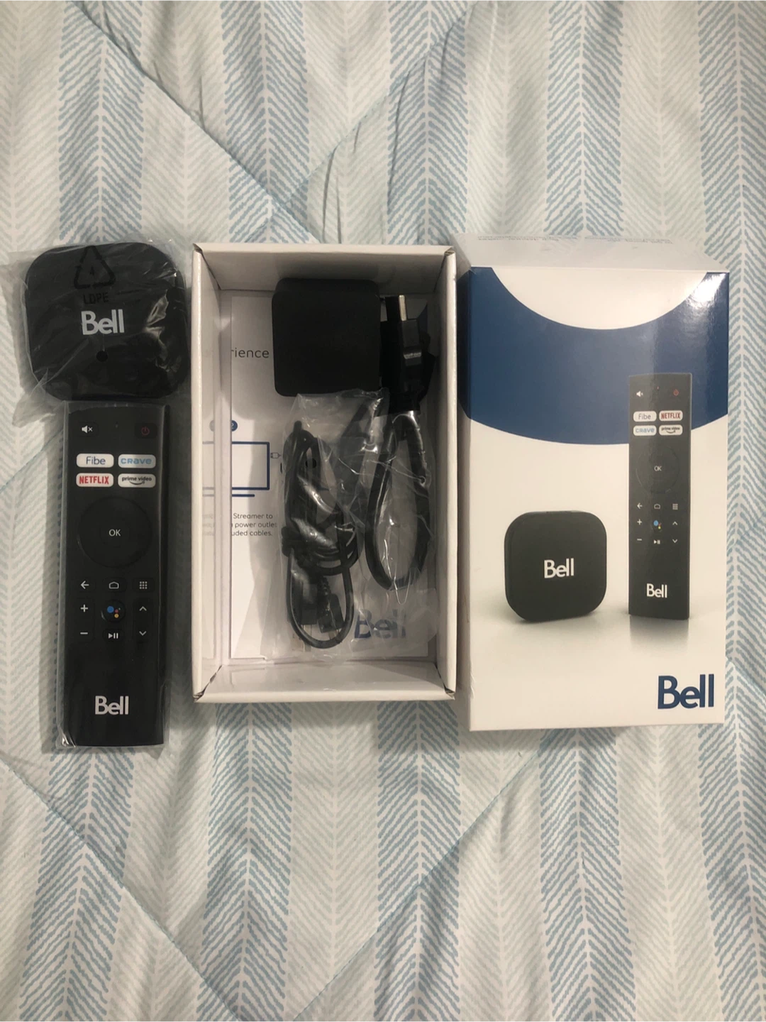 New Bell Fibe TV Box with Remote - photo 5