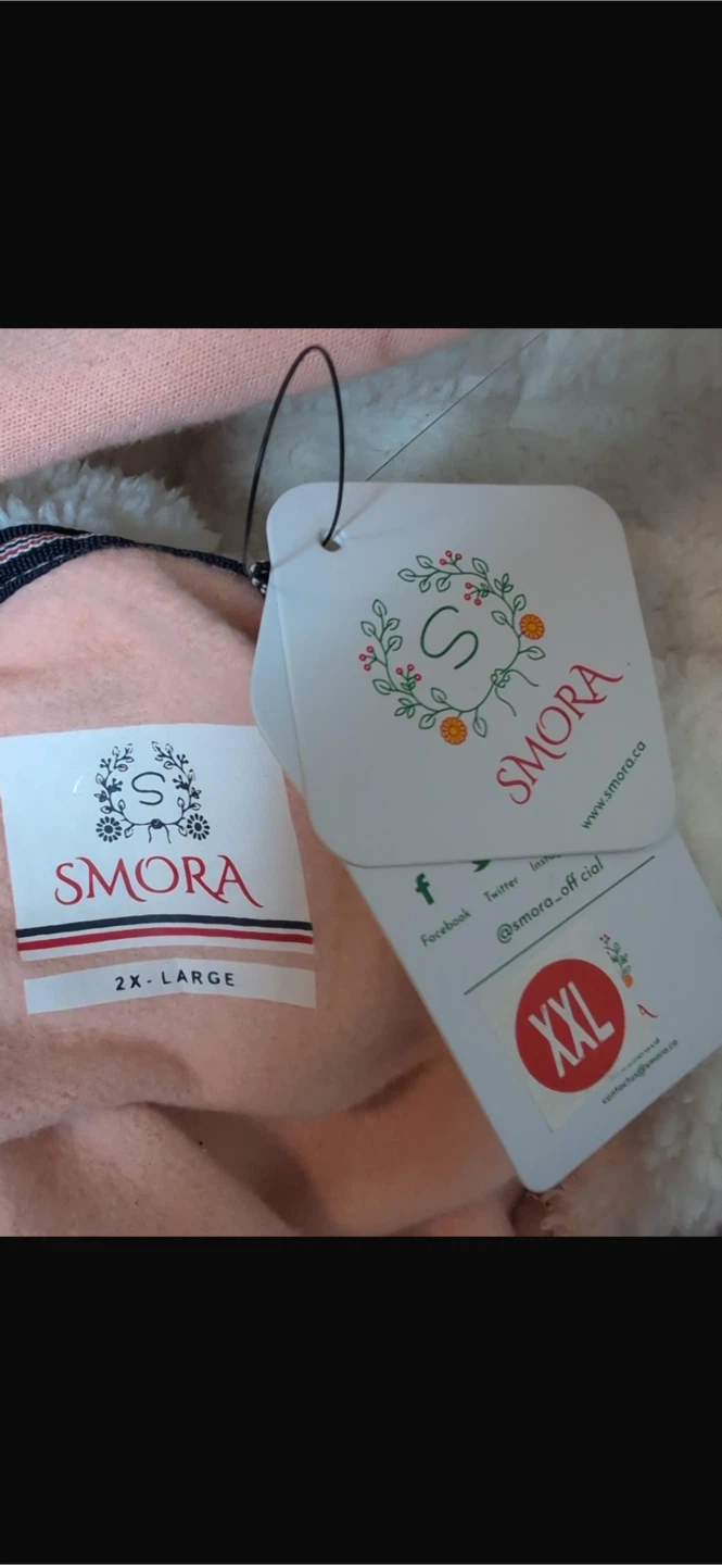 NEW! Smora XXL Peach Sun & Moon Hoodie - photo 3