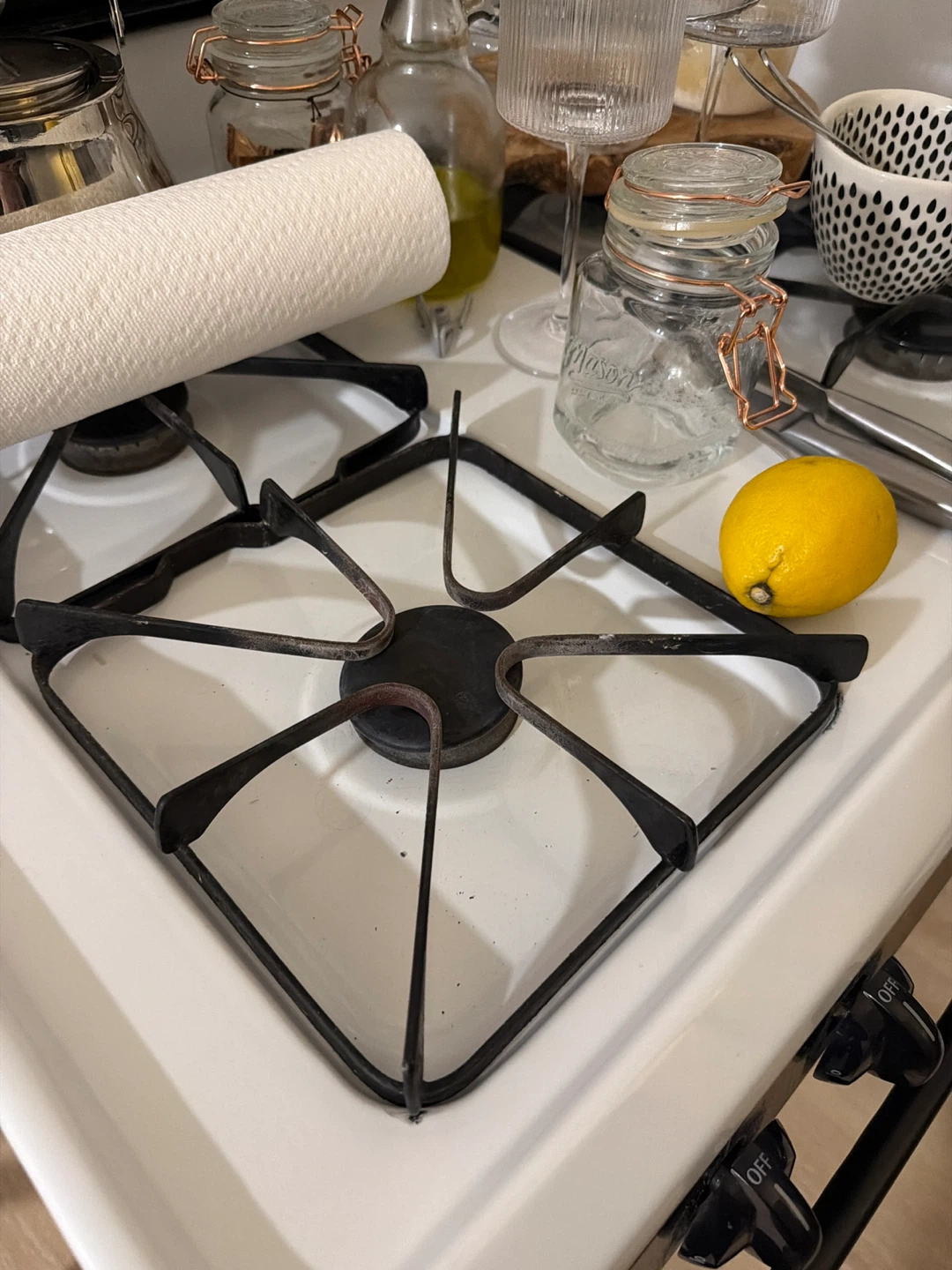 White Gas Range Oven - photo 4
