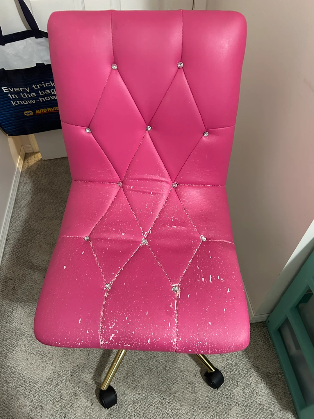 Pink & Gold Badazzled Chair - photo 4