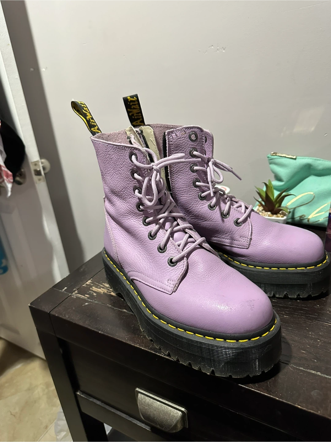 Dr. Martens Lilac Platform Boots - photo 2