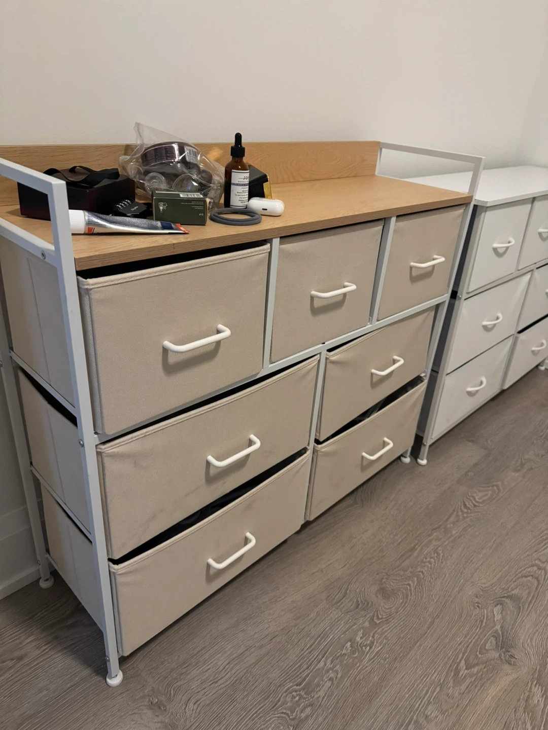 Storage Dresser with Fabric Drawers