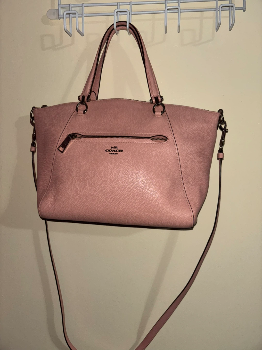 Coach Leather Handbag - Pink
